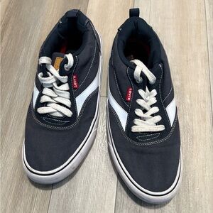 Black and White Canvas Sneakers